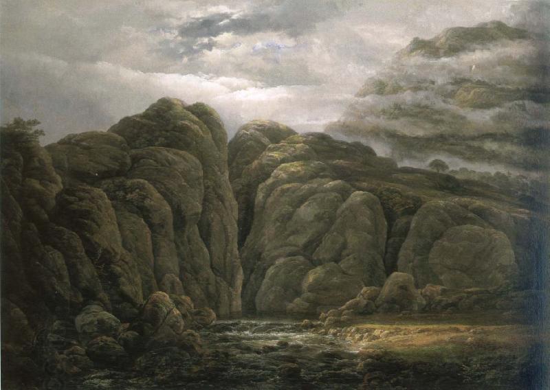 Johan Christian Dahl norwegian mountain landscape China oil painting art
